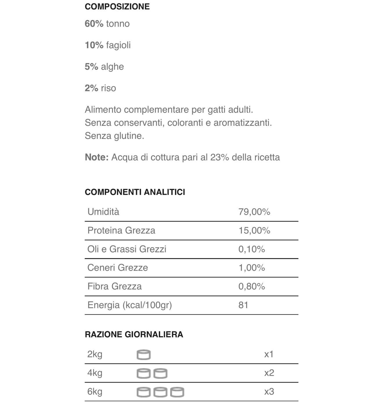 Natural Code 20 Umido Gatto Gourmet Tonno e Alghe - 12x85g - 2