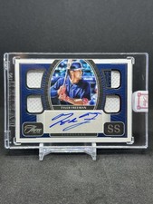 2022 Panini Three and Two Quad Jersey Autographs Tyler Freeman #QJA-TF /49