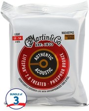 Martin MA540T Authentic Acoustic Lifespan 2.0 Treated 92/8 Phosphor Bronze