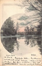 Austria 1903 Wien Prater Idylle Vienna vintage postcard B995