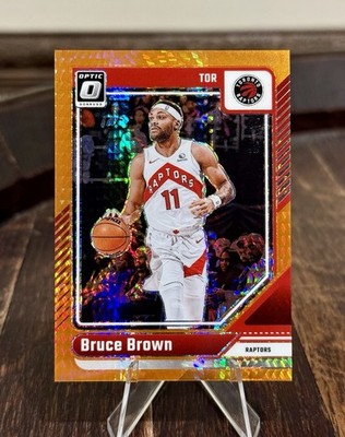 2024-25 NBA Donruss Optic BRUCE BROWN #/299 ORANGE HYPER Raptors Nuggets 105