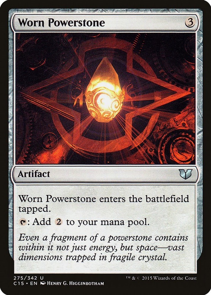 Worn Powerstone275MagicCommander 2015C15LPUncommonEN