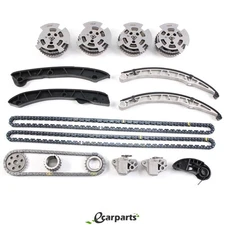 Timing Chain Kit Camshaft Adjuster for 13-20 Jaguar Land Rover 3.0L V6 GAS DOHC