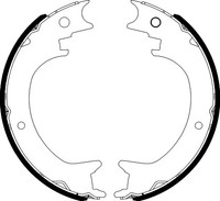 Bremsbackensatz, Feststellbremse Textar 91083800 Mitsubishi 4800A058