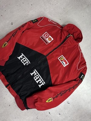 Ferrari F1 Michael Schumacher Racing Jacket Vintage Red XL Shell Ferrari F1 Michael Schumacher Racing Jacket Vintage Red XL Shell