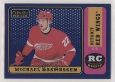 2018 O-Pee-Chee Platinum Retro Blue Rainbow 45/149 Michael Rasmussen #R-88 g0p