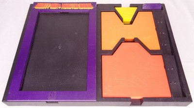 Tomy Mighty Men & Monster Maker with 18 Plates Vintage 1979 Rub & Color 70's