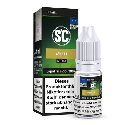 SC Liquid Vanille Aroma 10 ml (5x 12mg Nikotin/ml = 60mg Nikotin/ml)