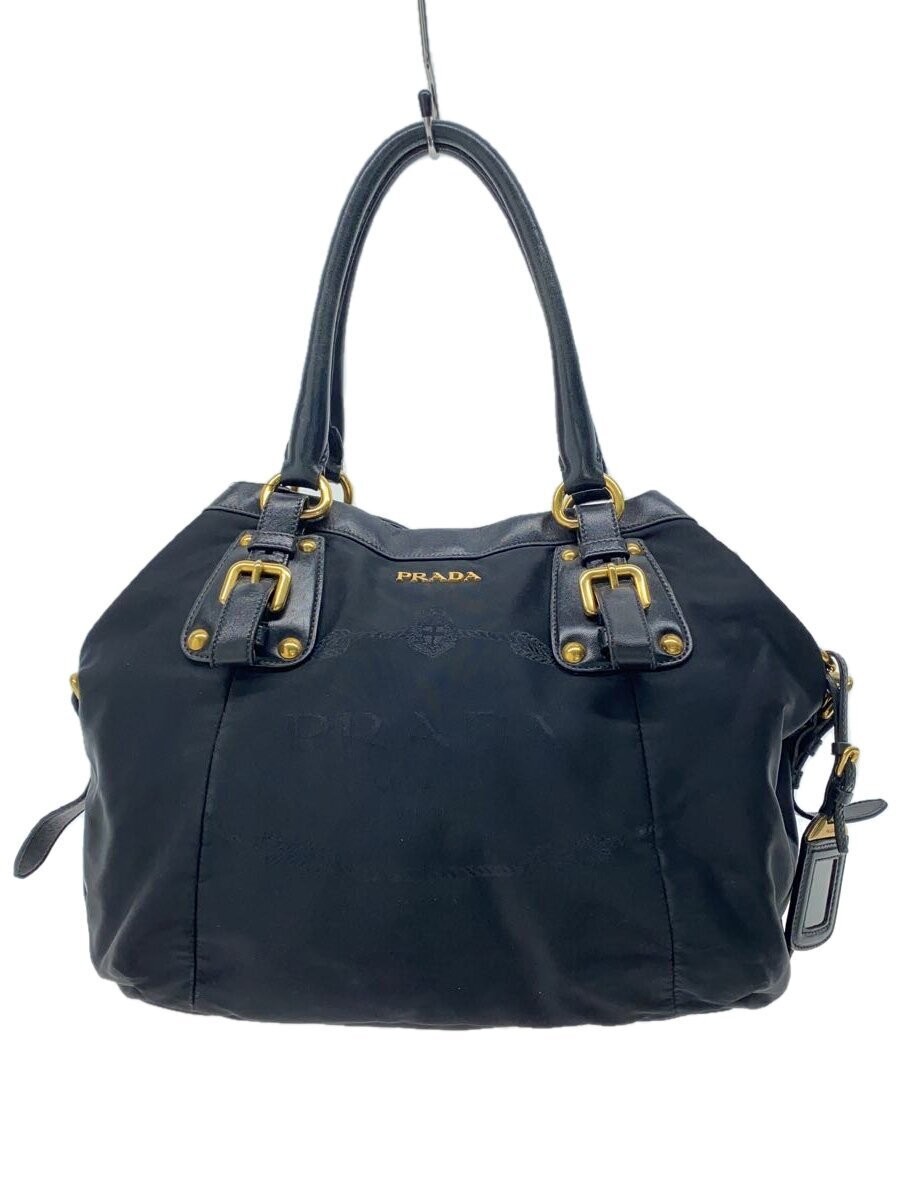 PRADA Handbag BLK Solid BR4559 - image 1