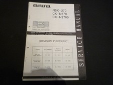 Manual de servicio original esquema AIWA NSX- 270 CX-N270 CX-N2700