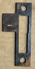 Antique Vtg 3 1/4” Door Strike Striker Plate Keeper Catch, Art Deco Style — photo 3