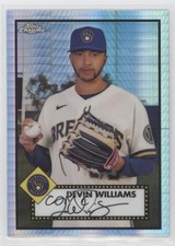 2021 Chrome Platinum Anniversary Mega Box Prism Refractor Devin Williams 08jk