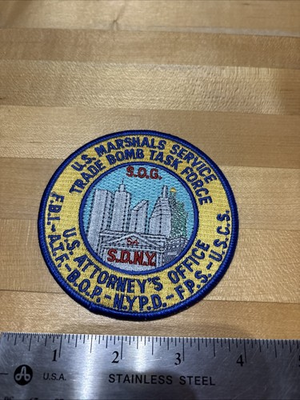 #ad #ad US Marshal Service Trade Bomb Task Force New York Patch $12.00
