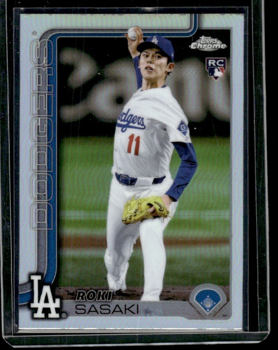 ROKI SASAKI 2025 TOPPS CHROME #217 REFRACTOR RC