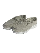 SEEKAVAN Women's Casual Slip-on Loafers Canvas Lightweight Sz 8