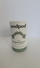 NEW Nodpod Weighted Sleep Mask Blanket For Your Eyes - Sage Green