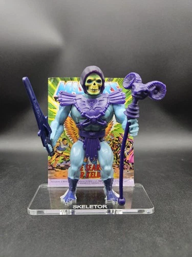 MOTU Vintage Skeletor Acrylic Mini-Comic Stand ** No Figure Included **
