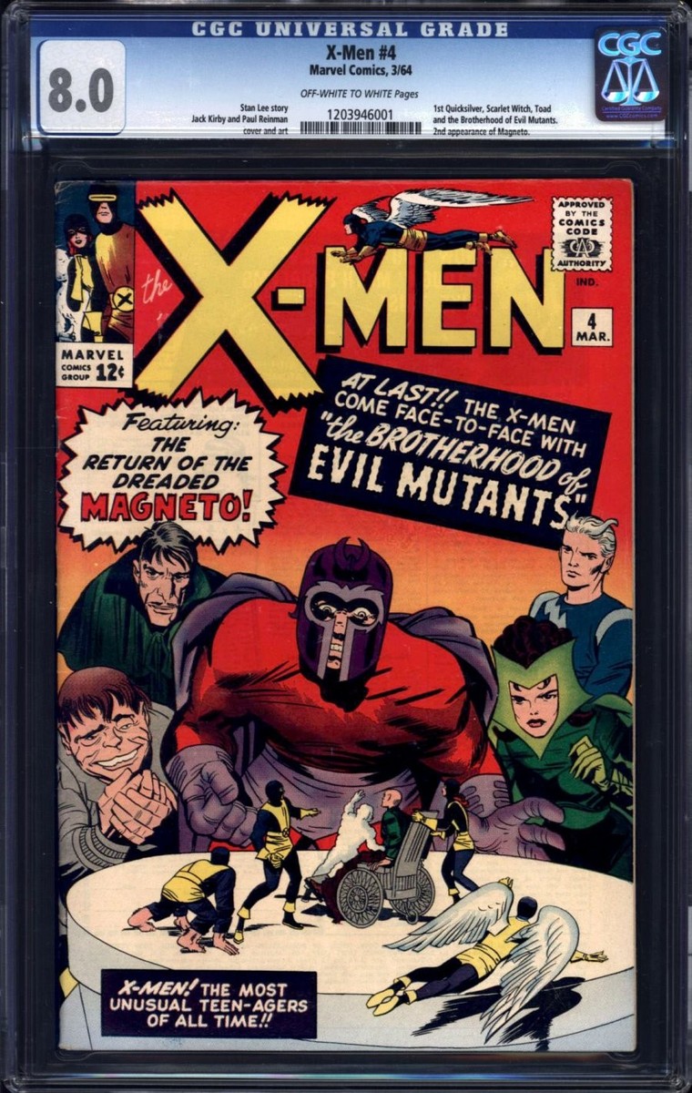 Marvel - X-MEN (1963-2011) #4 - Grade 8.0 - Comic Book | eBay