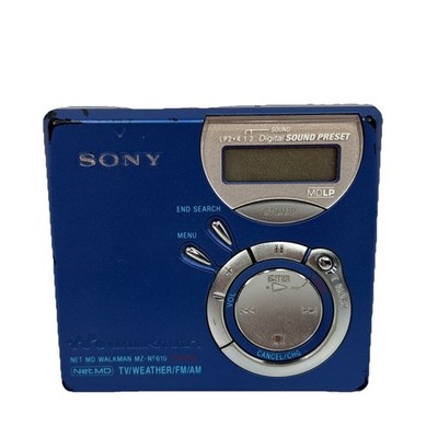 Sony MZ-NF610 Type S Net MD MiniDisc Walkman Portable Player
