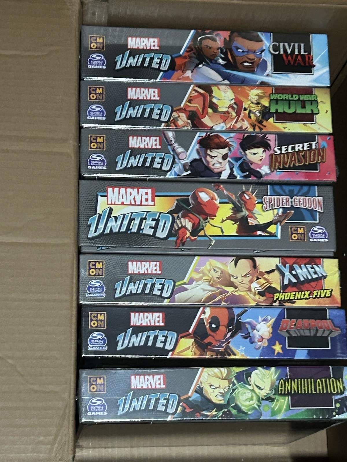 Marvel United Expansion Lot. New! Sealed. Board Game.