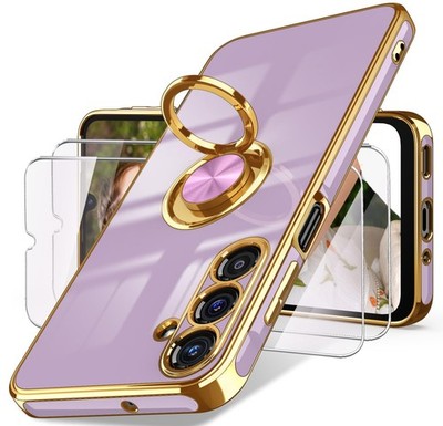 Dretal for Samsung Galaxy A17 5G Case, Screen Protector, 360° Rotatable Ring