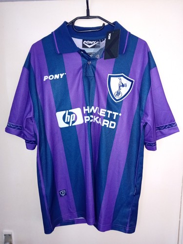 Maillot Extérieur Tottenham Hotspur 1995/1997 - PONY, Vintage, Taille XL Adulte