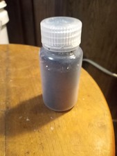 Black High Temp LARGE .040" (1mm) Hex Glitter 1oz Resealable Jar. Free Shipping