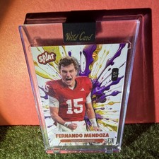 🔥Wild Card Splat Fernando Mendoza Serial Numbered 1/2 Football Card🔥