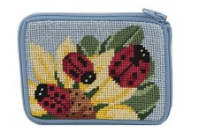 Alice Peterson Coin Purse Needlepoint Kit - SZ155 Ladybugs