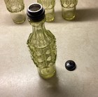 Uranium Glass 5 Btle Rotating silver plated Cruet Set,Victorian/art deco* Read * — photo 10