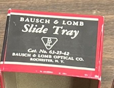 Lot of 5 Vintage Bausch Lomb 35mm Slide Trays each holds 40 2x2 Slides