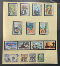 AUSTRALIAN ANTARCTIC TERRITORY. 1966-8 DEFINITIVE SET OF 11  MUH + free extras