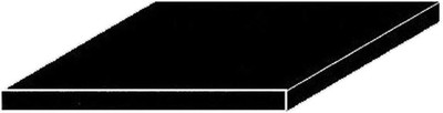 9515 Polystyrene Sheet Game 150 X 300 X 1.00 Mm Pack of 2 Black