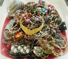 Vintage Jewelry Lot 8lbs 3.1oz Modern Costume Mixed Drawer Grab Bag Wear Repair+
