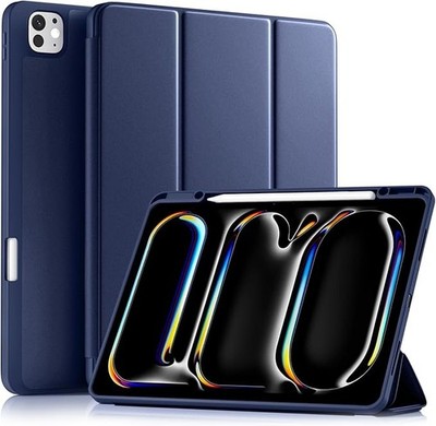 Case for iPad Pro 13-Inch (M5/M4) 2024/2025 with Kickstand & Pencil Holder
