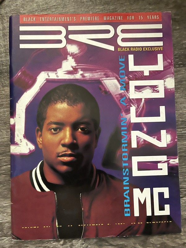 Black Radio Exclusive Magazine “Young MC” Cover 9/91