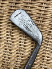 Antique Hickory Wood Shaft Tom Stewart Driving Iron Golf Club C8
