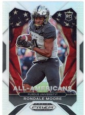 2021 Panini Prizm Draft Picks - All-American Rondale Moore #187 Silver Prizm...