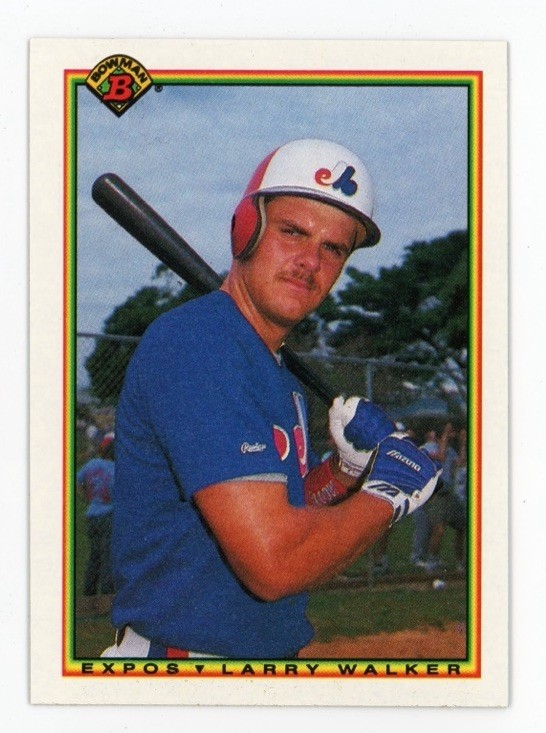 1990 Bowman #117 Larry Walker RC NM-MT+ HOF