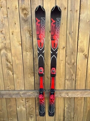 Alpine Downhill Snow Ski SALOMON XWING FURY 55'' Long Skis 140 cm w/ Bindings