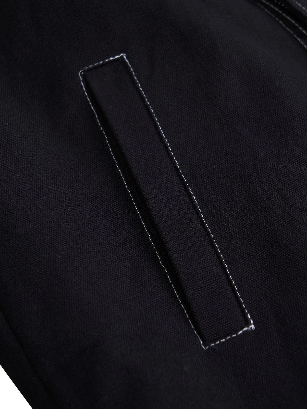 Niepce Men's Techwear Long Black Utility Jacket Cyberpunk Long Windbreaker - product detail image 13