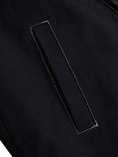 Niepce Men's Techwear Long Black Utility Jacket Cyberpunk Long Windbreaker image 13
