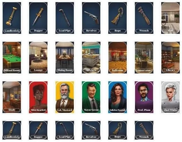 Cluedo Grab and Go Game, Portable Game for 3-6 Players, Travel Game for Kids - E - Image 2 of 3