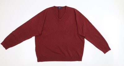 Pullover Sweatshirt Herren UK Größe 2XL Mark Shale rot