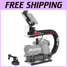 Handheld Stabilizer Package with LED Light  Phone Mount