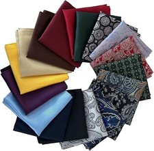 Pocket Squares for Men 18Pack Mens Pocket Squares Handkerchiefs Set Assorted Co
