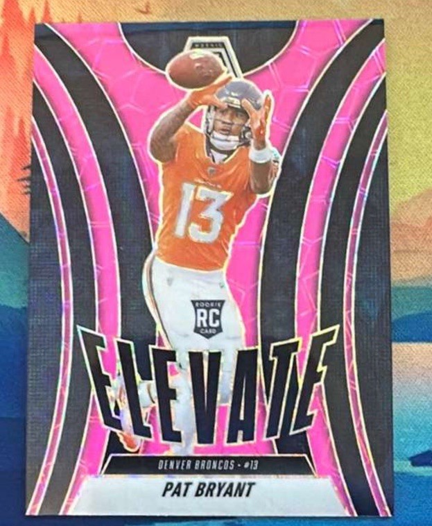 2025 Panini Mosaic - Elevate Pat Bryant #4 Mosaic Pink Fluorescent Prizm (RC)