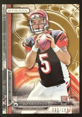 2014 Topps Strata - Rookie A.J. McCarron #143 RC - Bronze /150