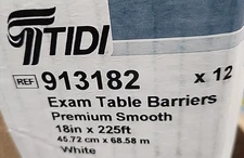 Medical Exam Table Paper Disposable Barrier/Box of 12 rolls/18" x 225' per roll