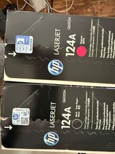 Genuine HP 124A Magenta Q6003A AND Q600A Toner Cartridge New Sealed Box